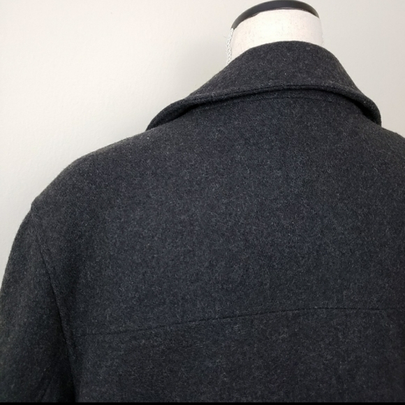 London Fog Wool Blend Coat Size Small Black - Picture 6 of 8